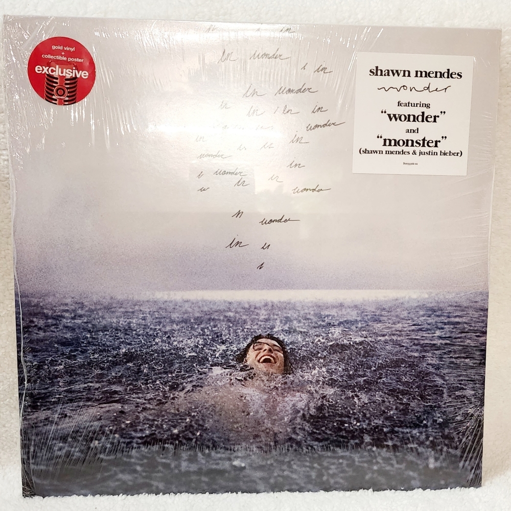 Shawn Mendes Wonder Exclusive Gold Vinyl + Poster